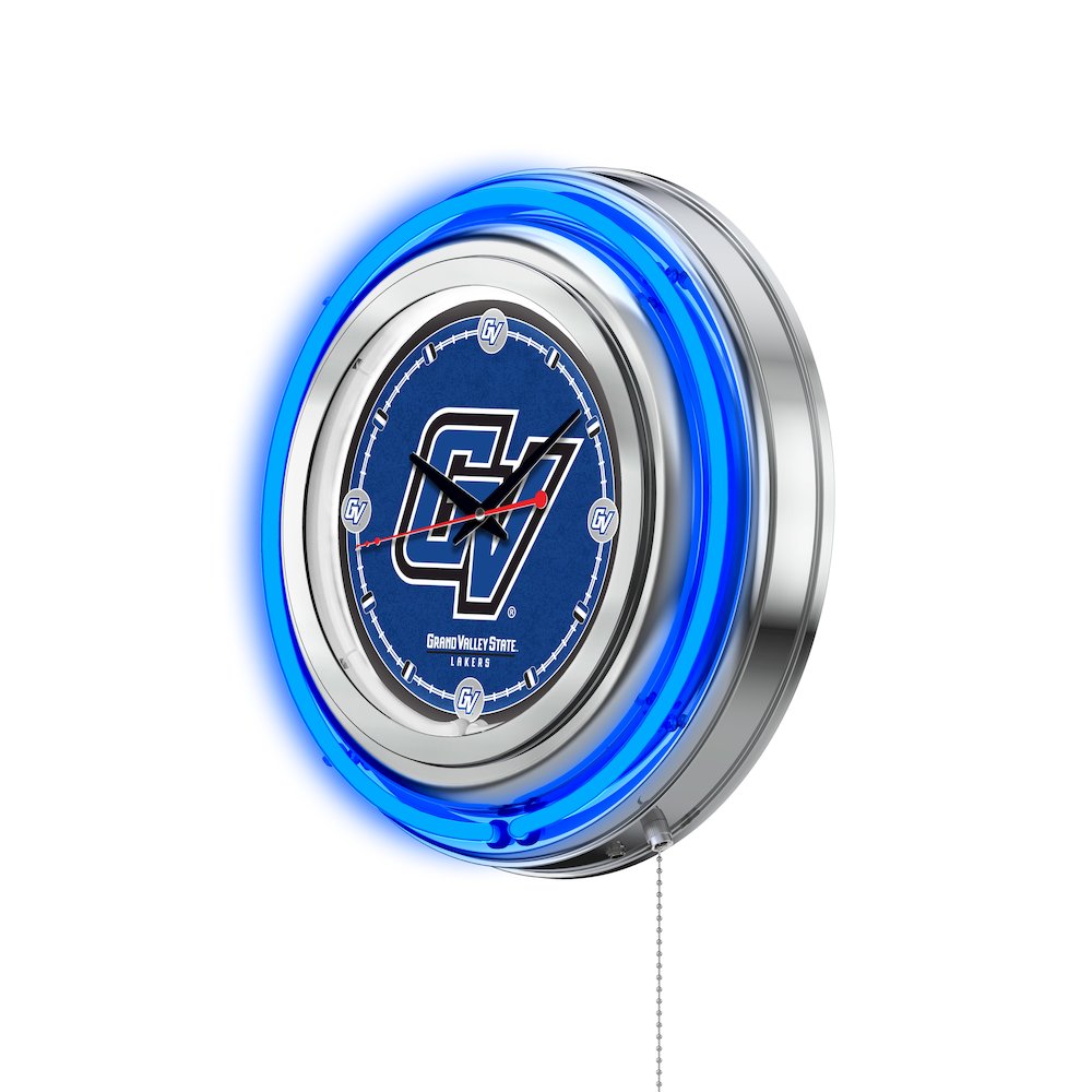 Grand Valley State Neon Clock. Picture 2