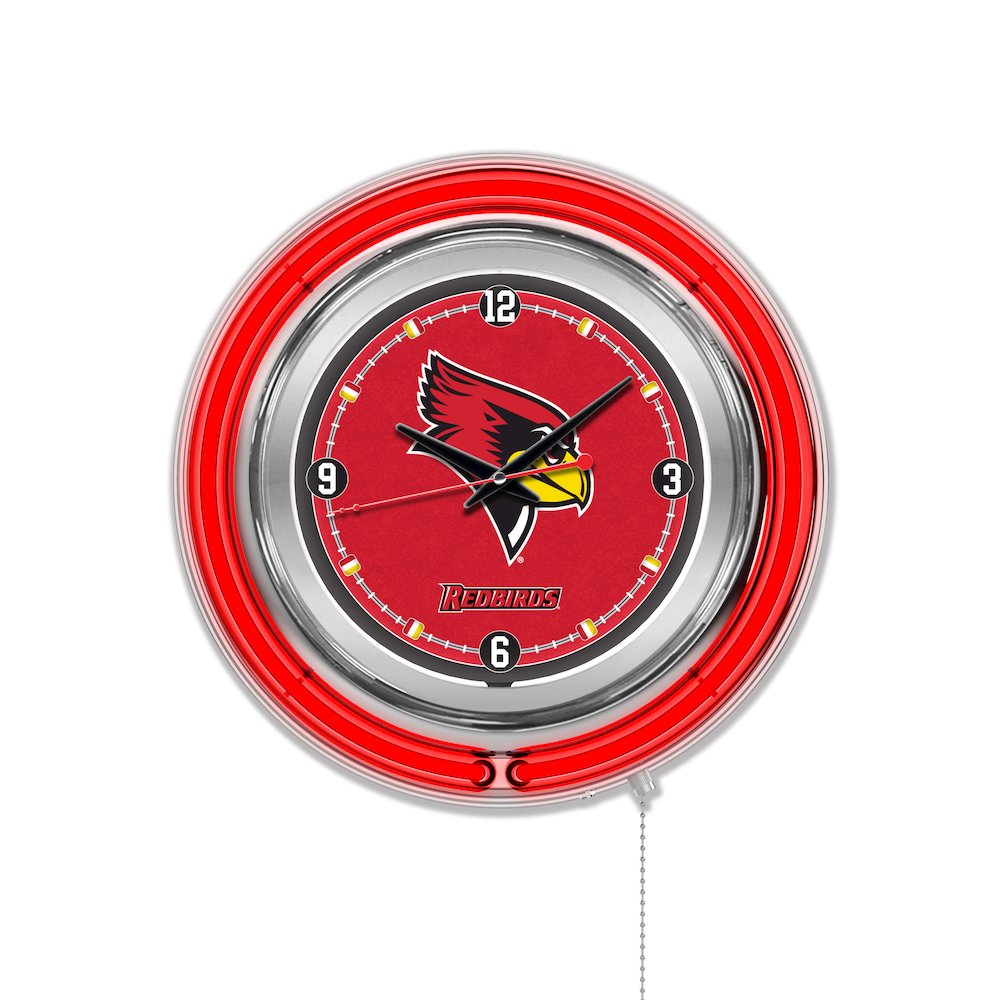 Illinois State Neon Clock. Picture 1