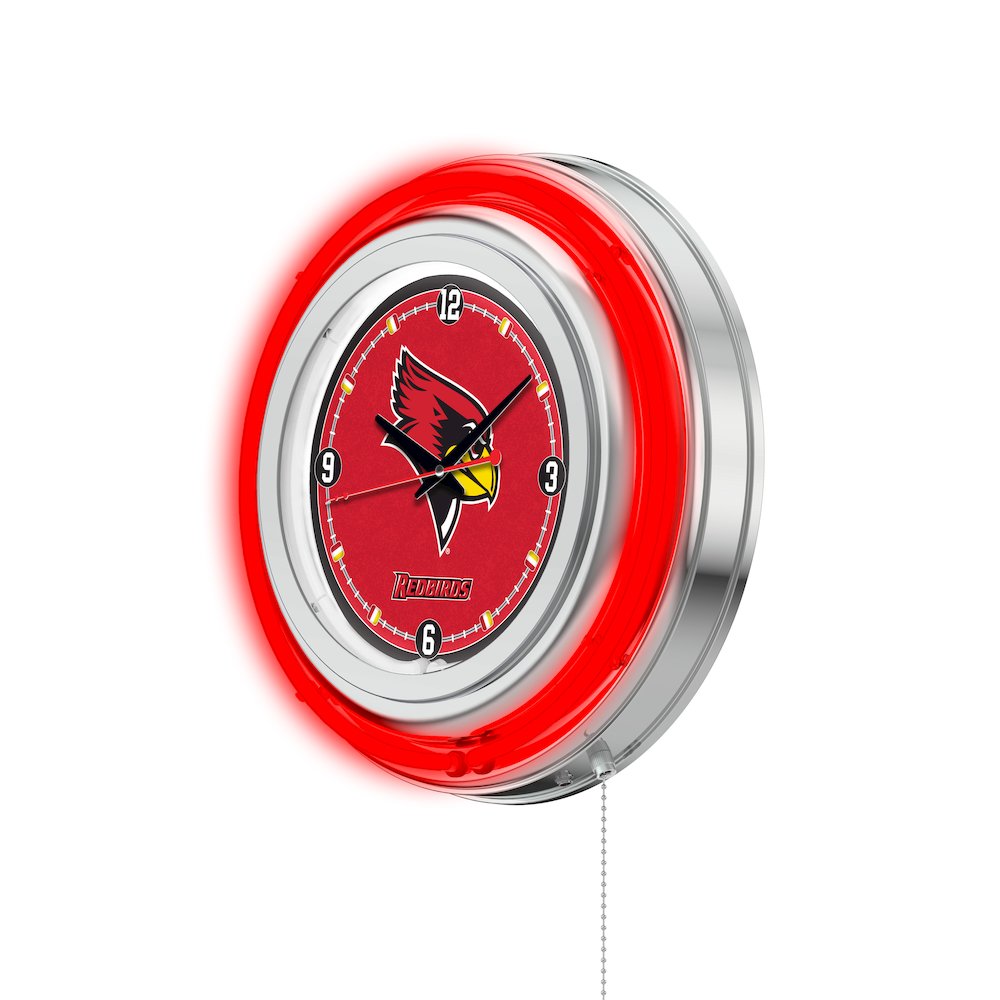 Illinois State Neon Clock. Picture 2