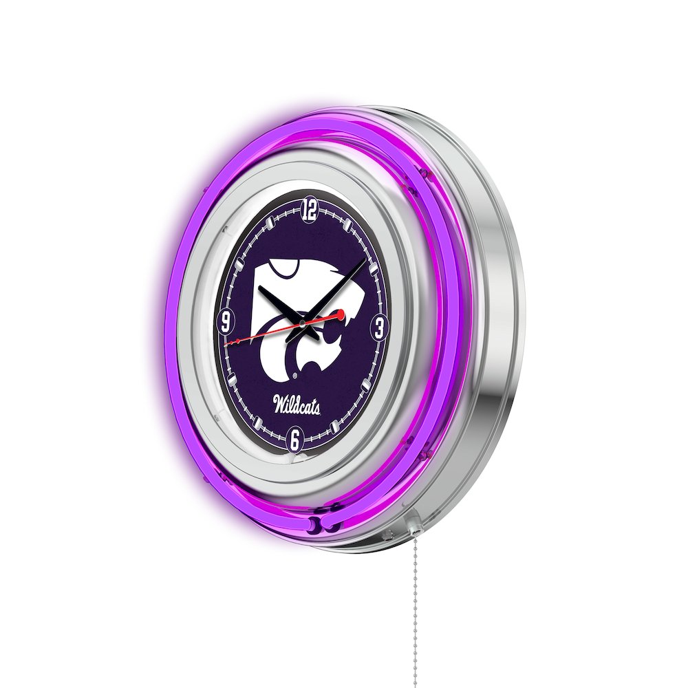 Kansas State Neon Clock. Picture 2