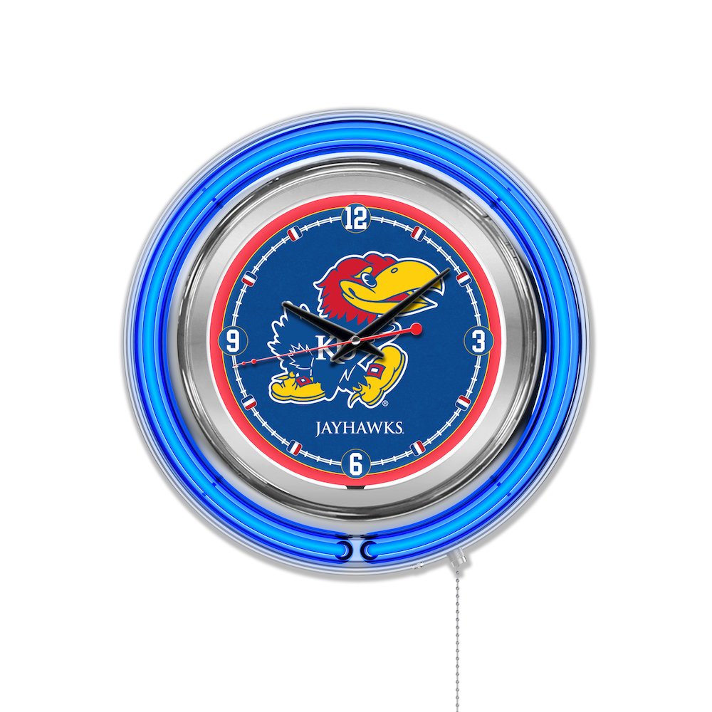 Kansas Neon Clock. Picture 1