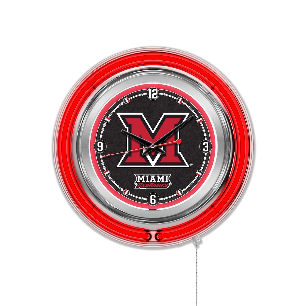 Miami (OH) Neon Clock. Picture 1
