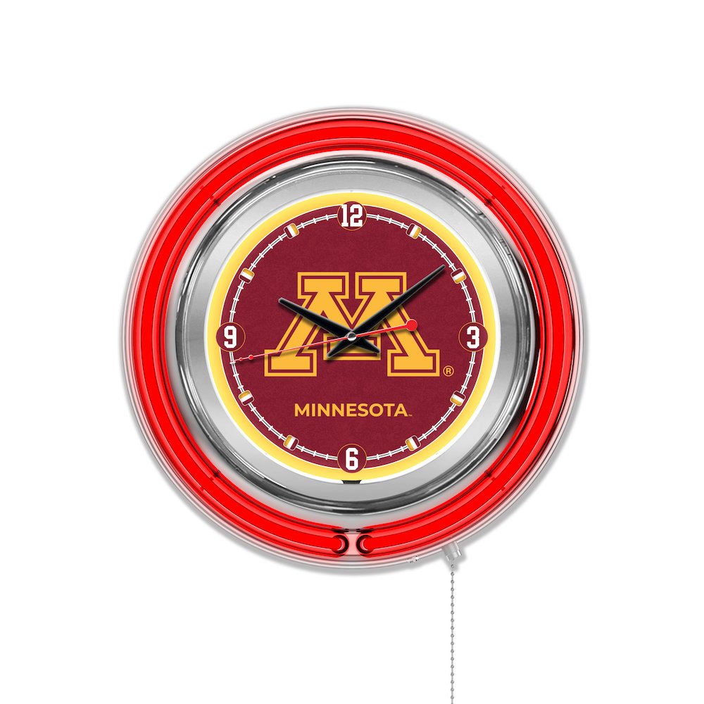 Minnesota Neon Clock. Picture 1