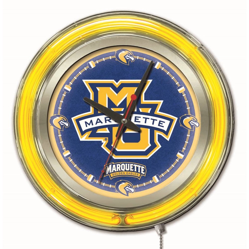 Marquette Neon Clock. Picture 1