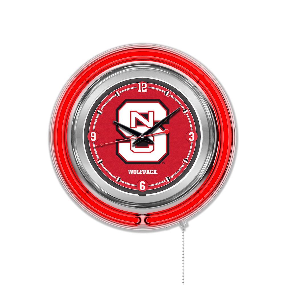 North Carolina State Neon Clock. Picture 1