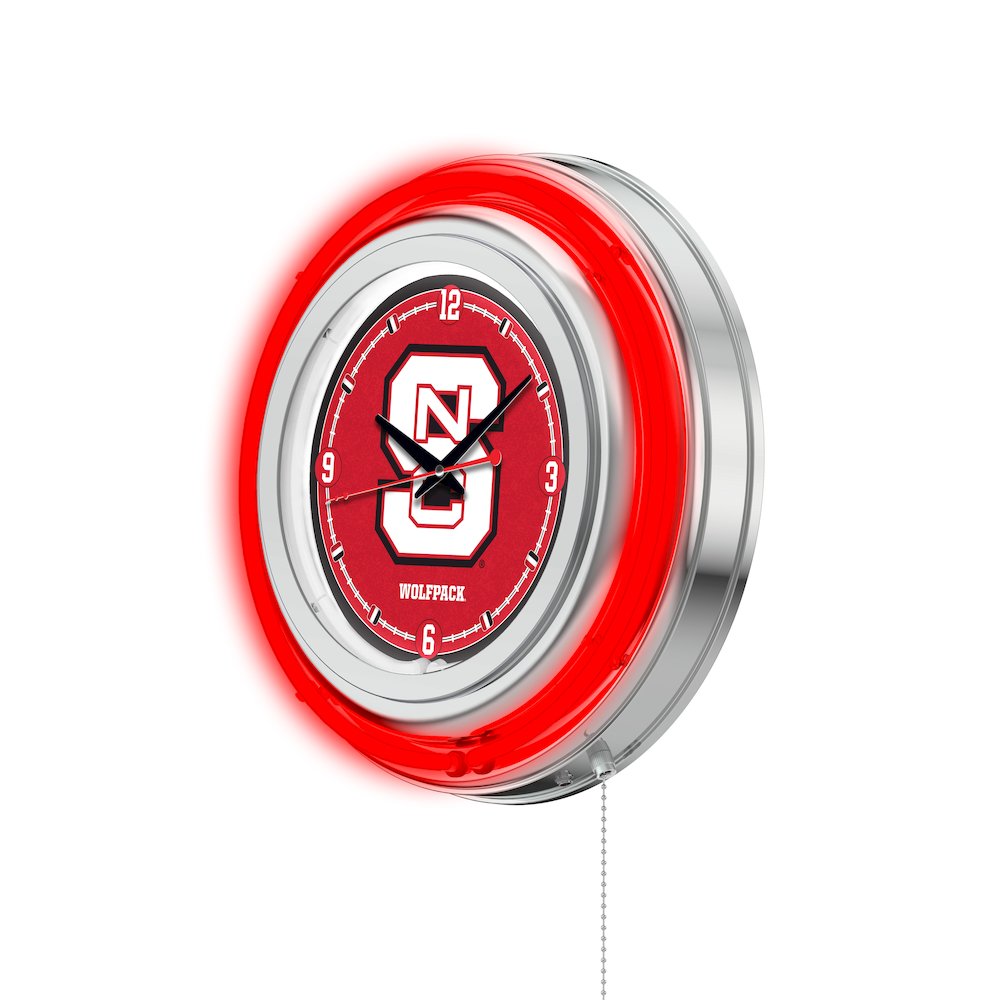 North Carolina State Neon Clock. Picture 2