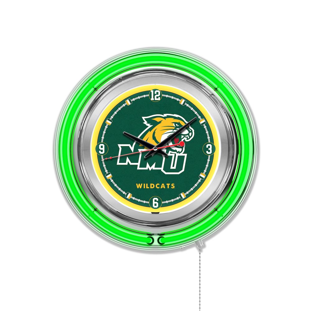 Northern Michigan Neon Clock. Picture 1