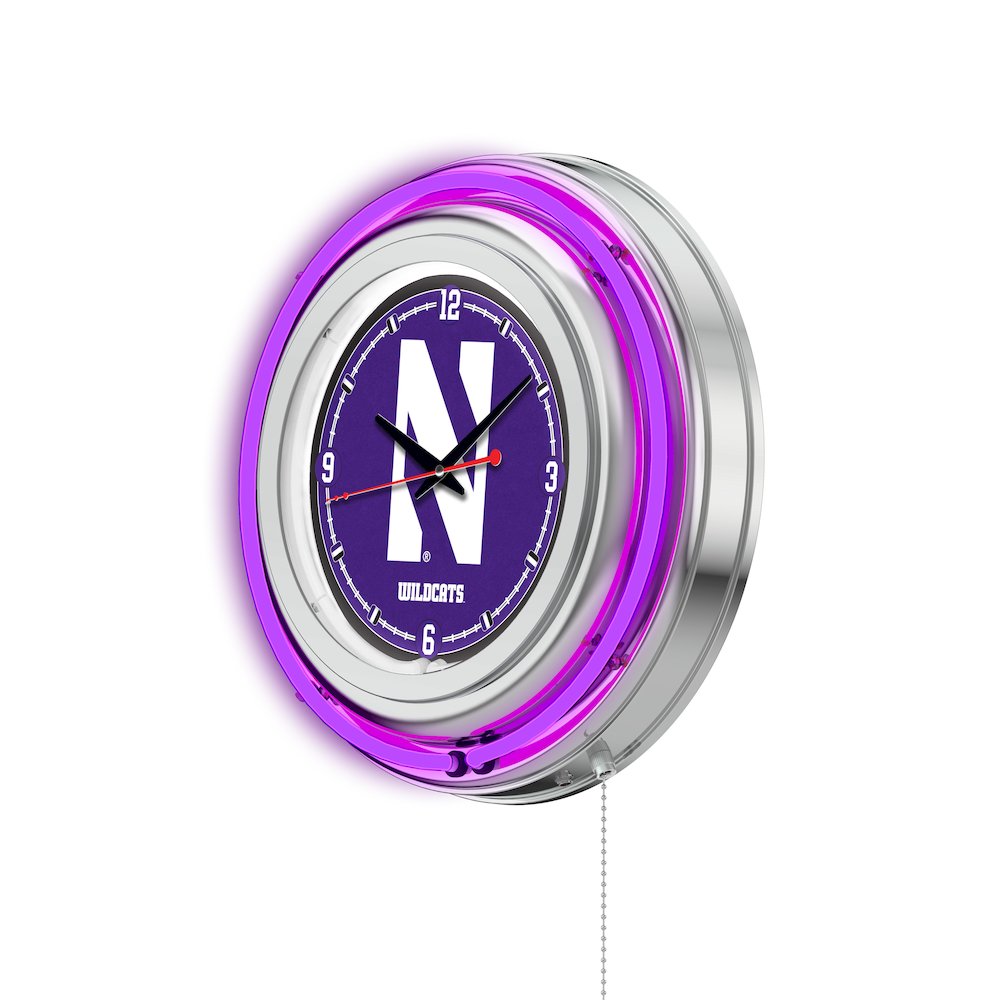Northwestern Neon Clock. Picture 2