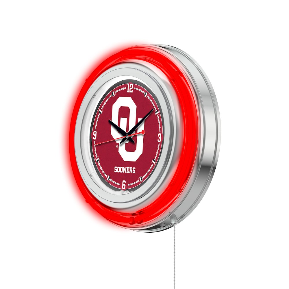 Oklahoma Neon Clock. Picture 2
