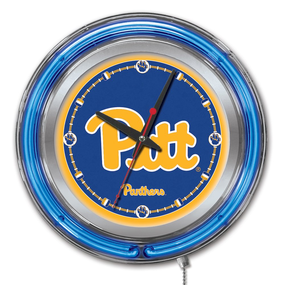 Pitt Neon Clock. Picture 1