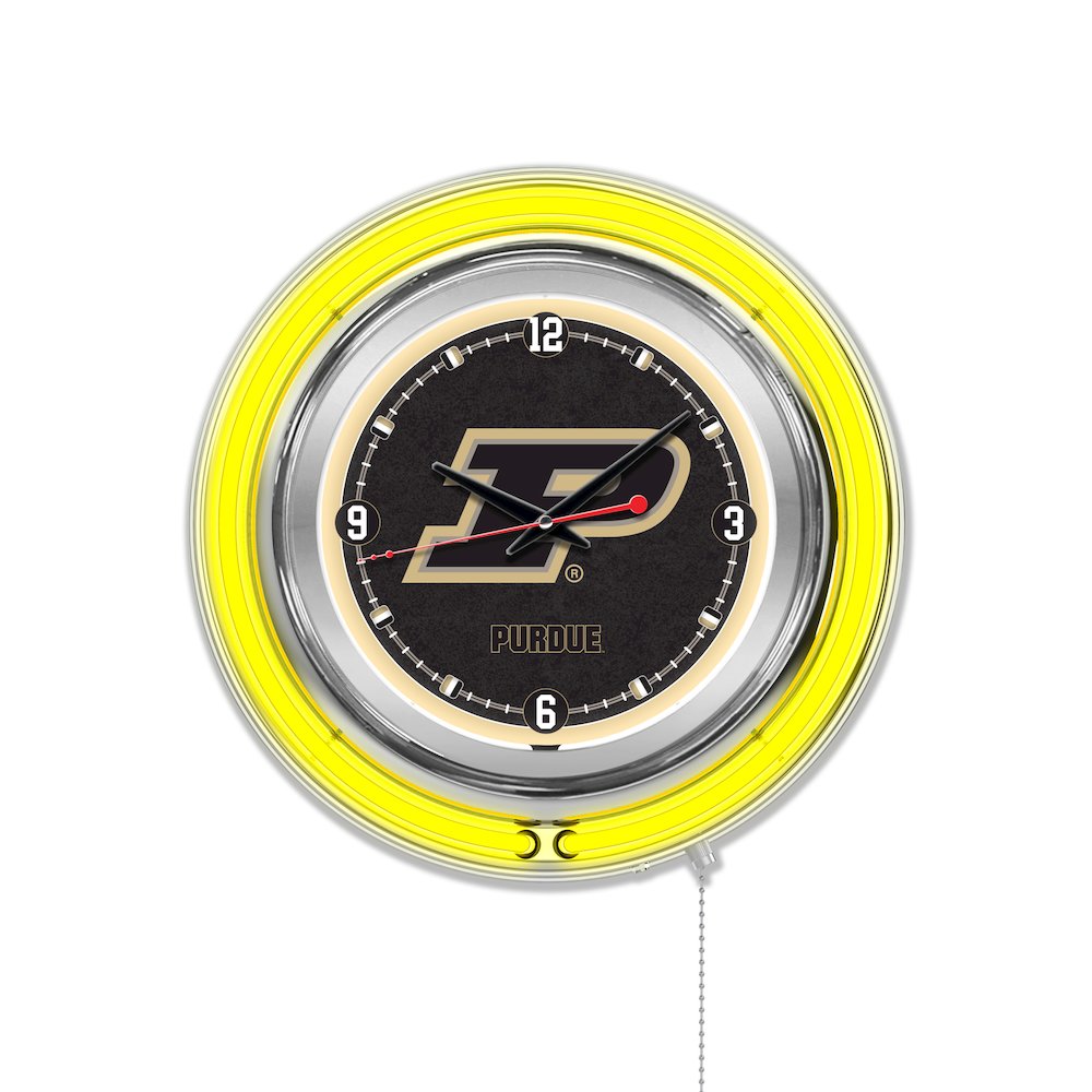 Purdue Neon Clock. Picture 1