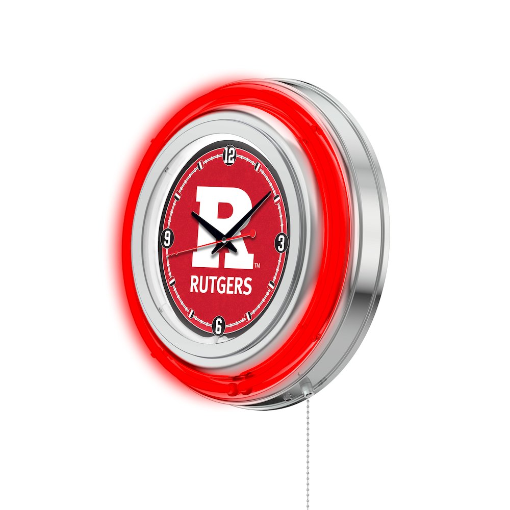 Rutgers Neon Clock. Picture 2