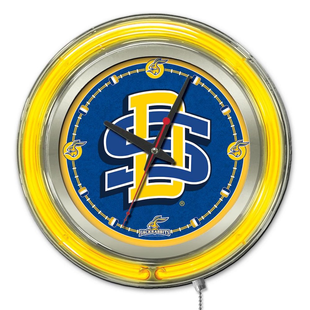 South Dakota State Neon Clock. Picture 1
