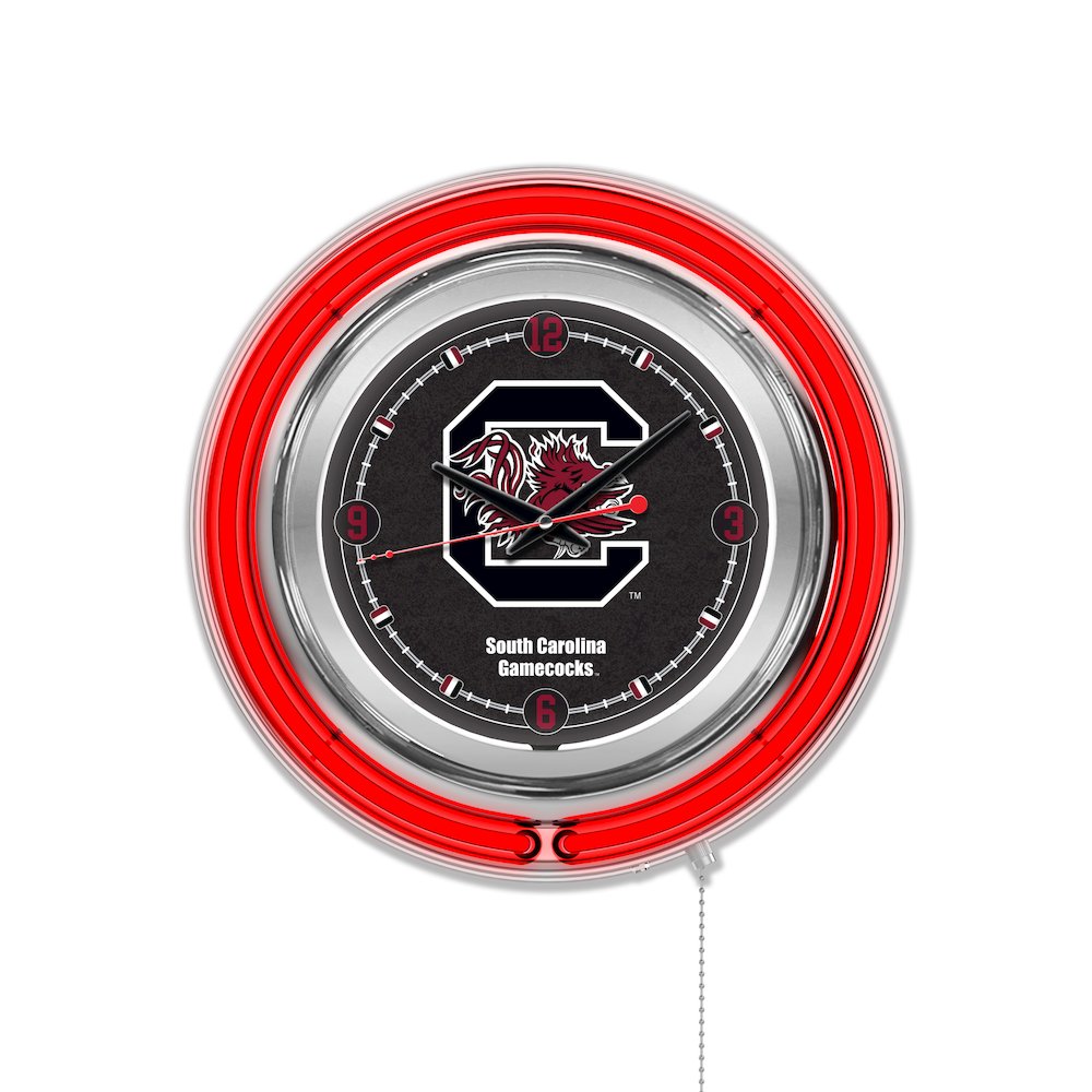 South Carolina Neon Clock. Picture 1