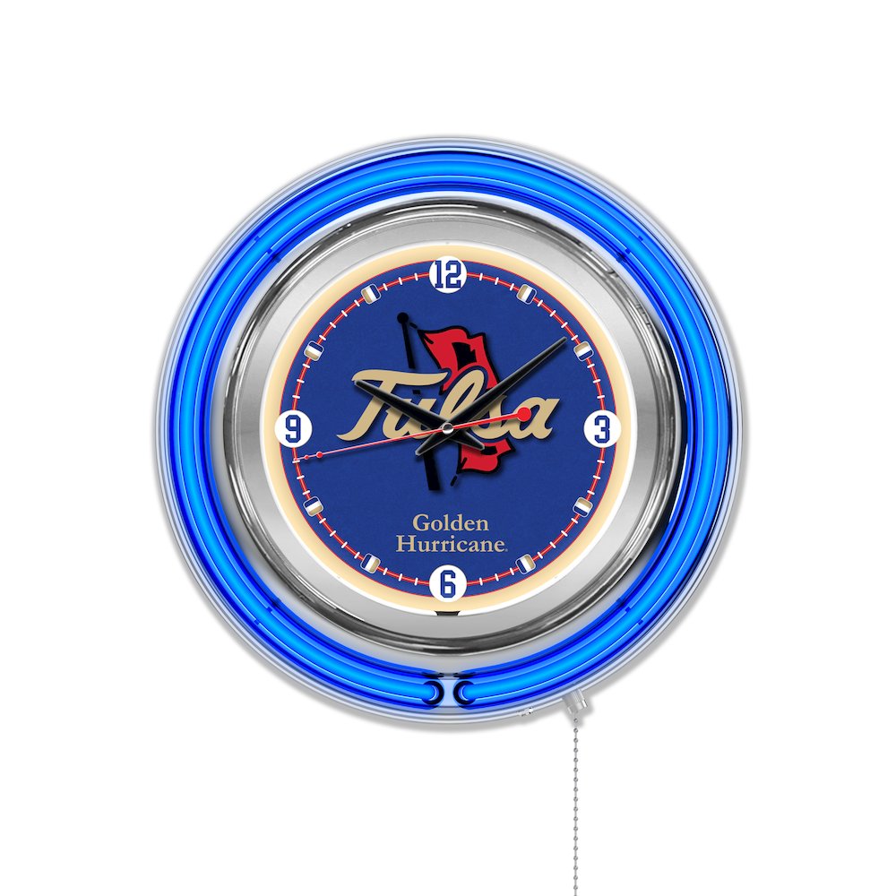 Tulsa Neon Clock. Picture 1