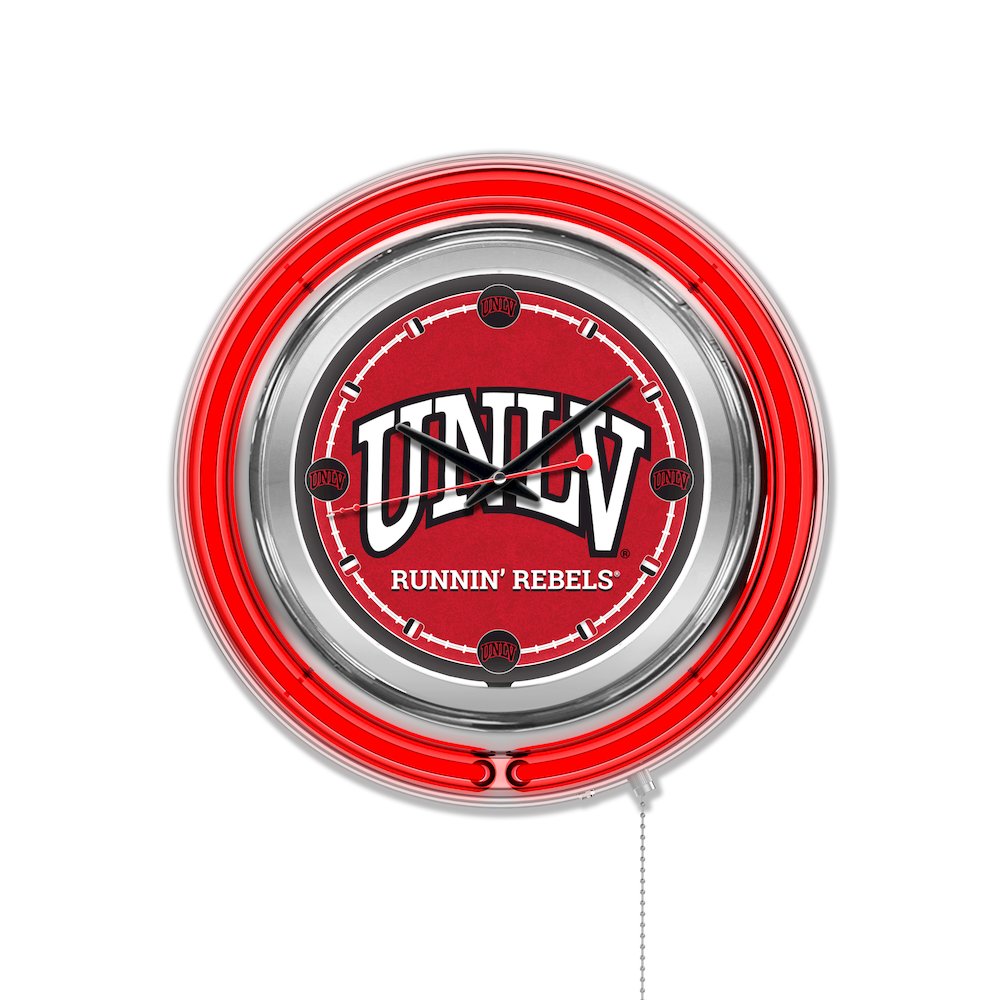 UNLV Neon Clock. Picture 1