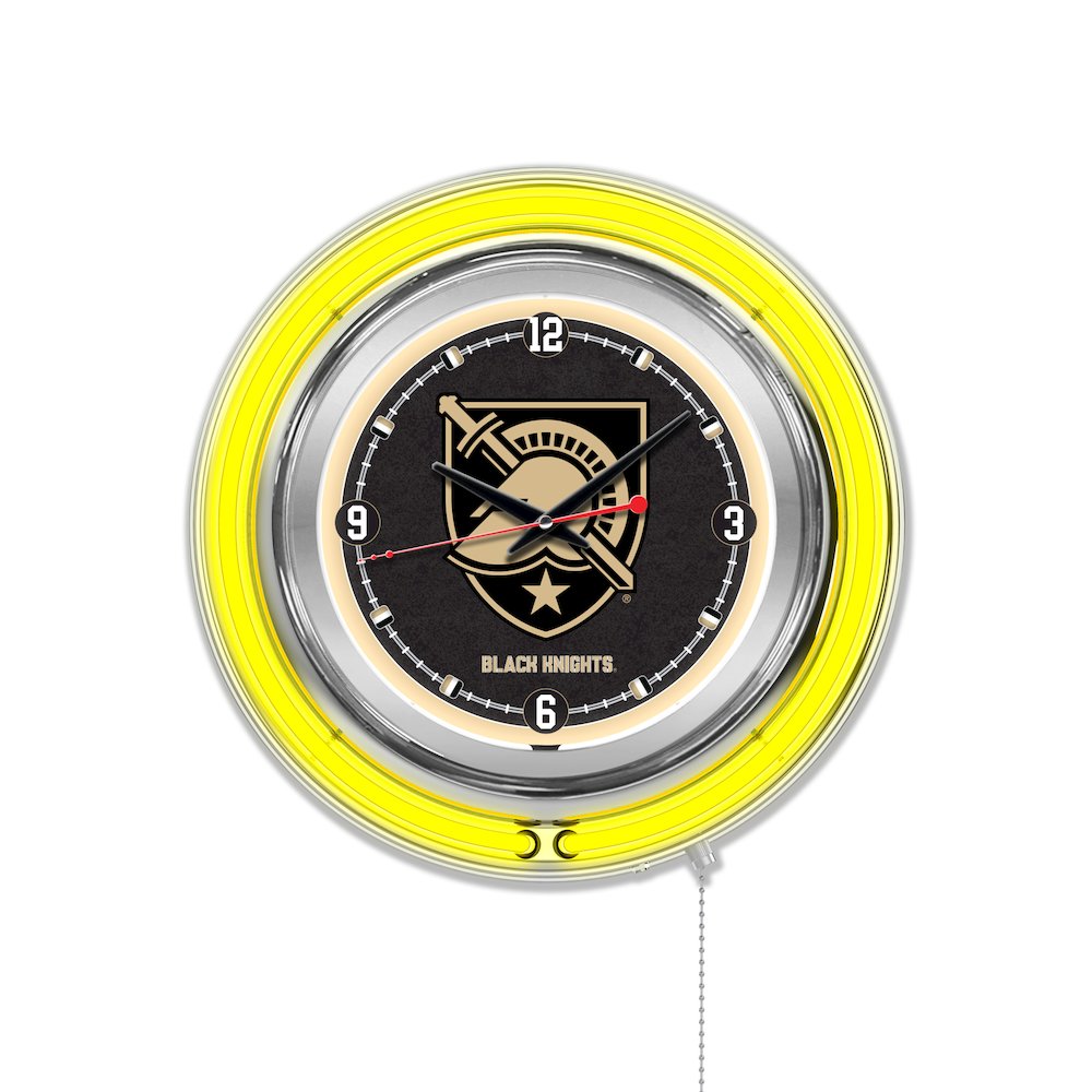 US Military Academy (ARMY) Neon Clock. Picture 1