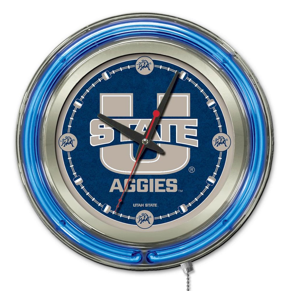 Utah State Neon Clock. Picture 1