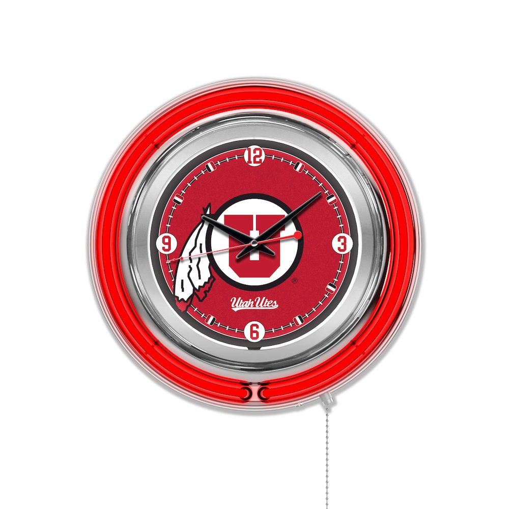 Utah Neon Clock. Picture 1