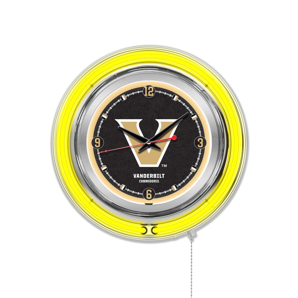 Vanderbilt Neon Clock. Picture 1