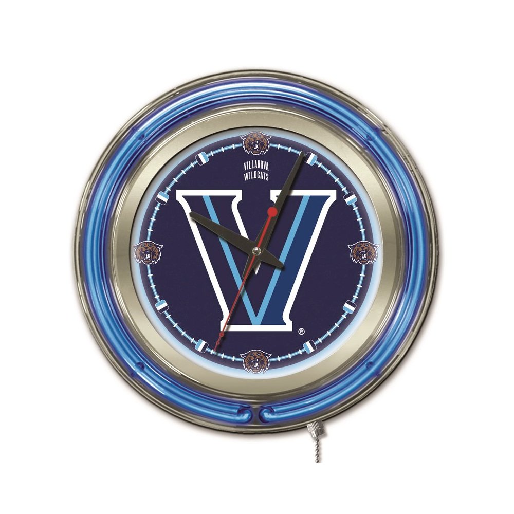 Villanova Neon Clock. Picture 1