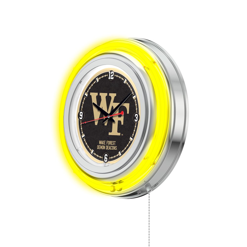 Wake Forest Neon Clock. Picture 2