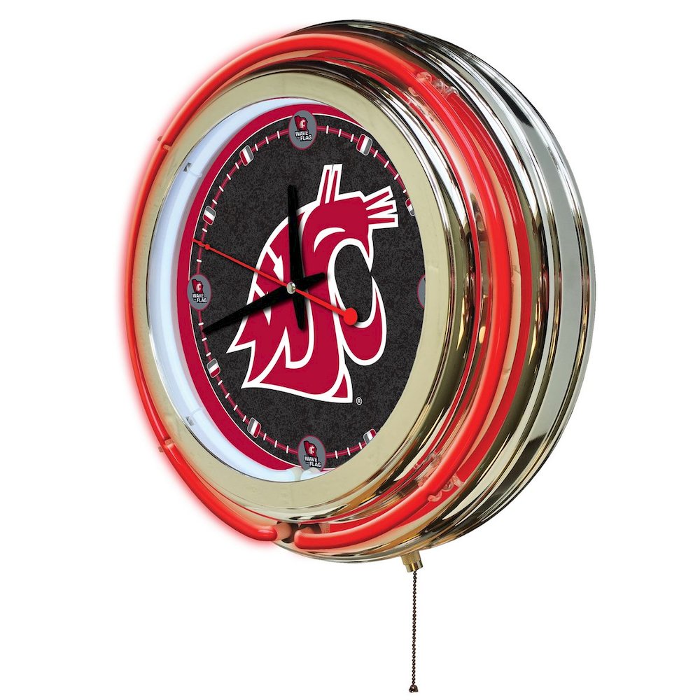 Washington State Neon Clock. Picture 2