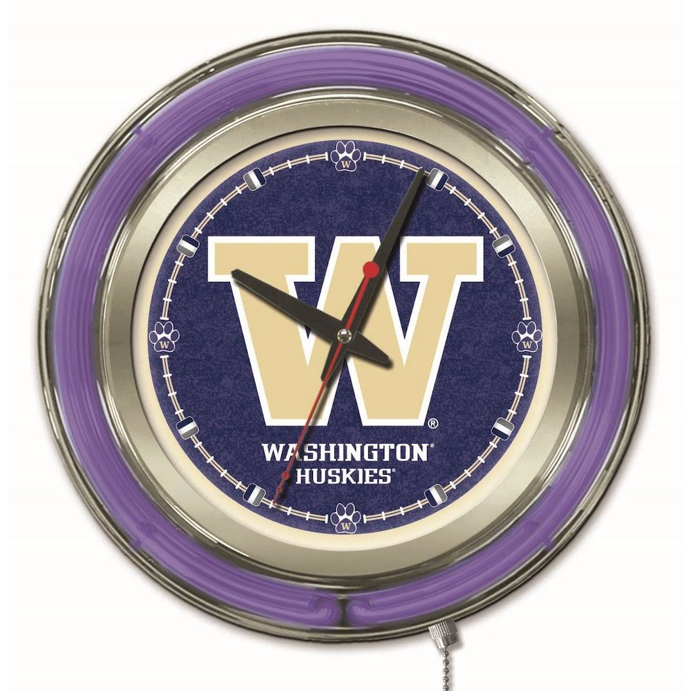 Washington Neon Clock. Picture 1