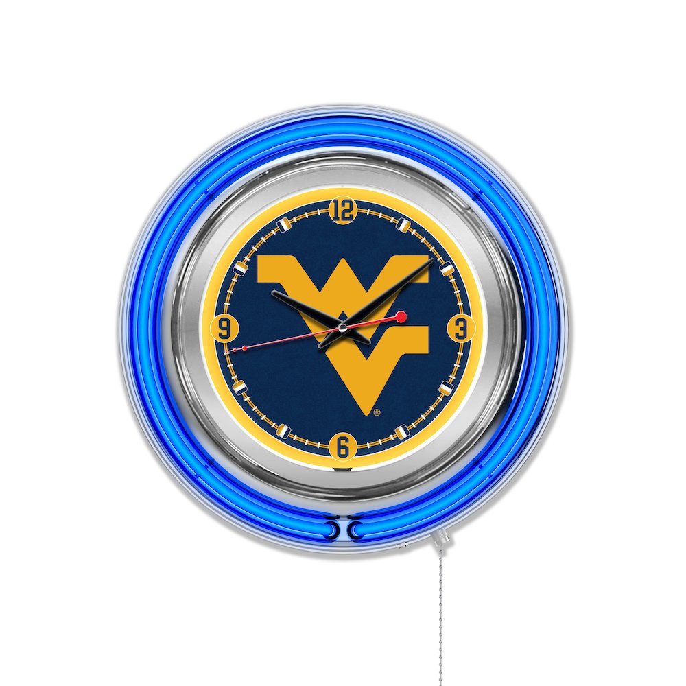 West Virginia Neon Clock. Picture 1