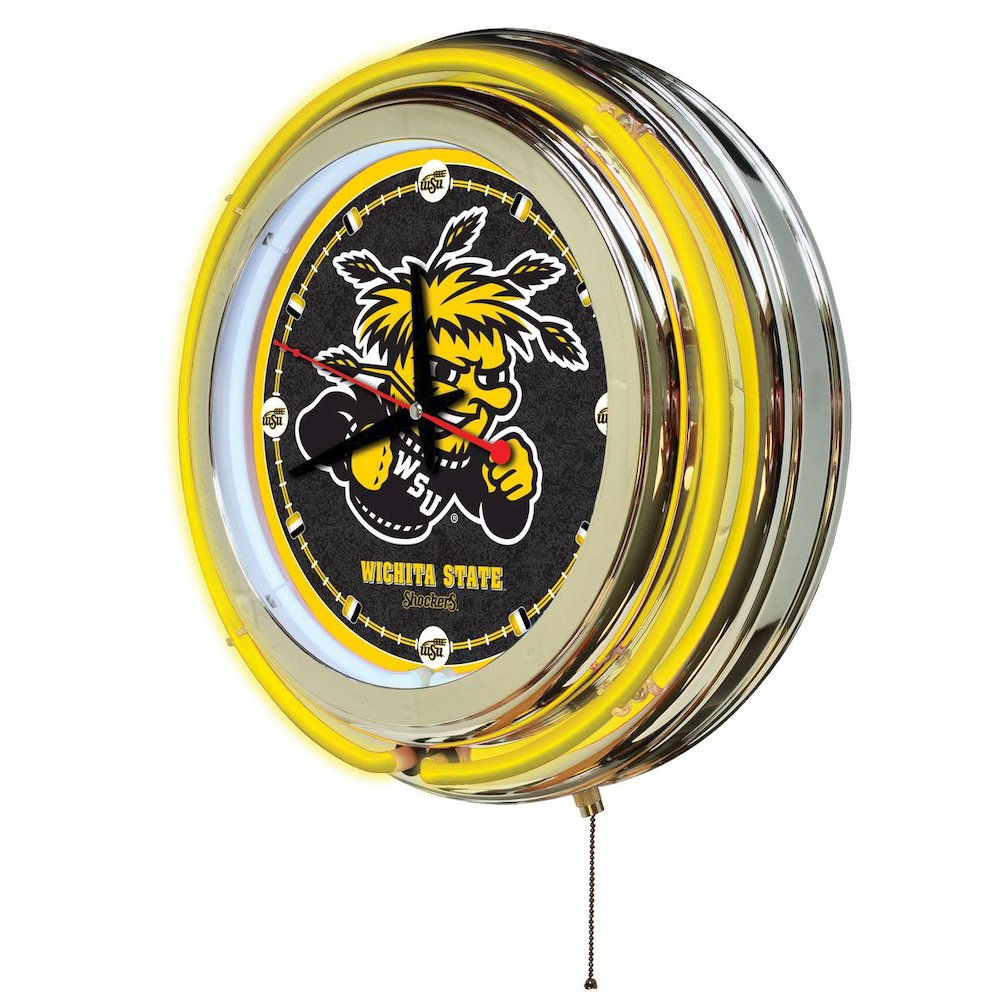 Wichita State Neon Clock. Picture 2
