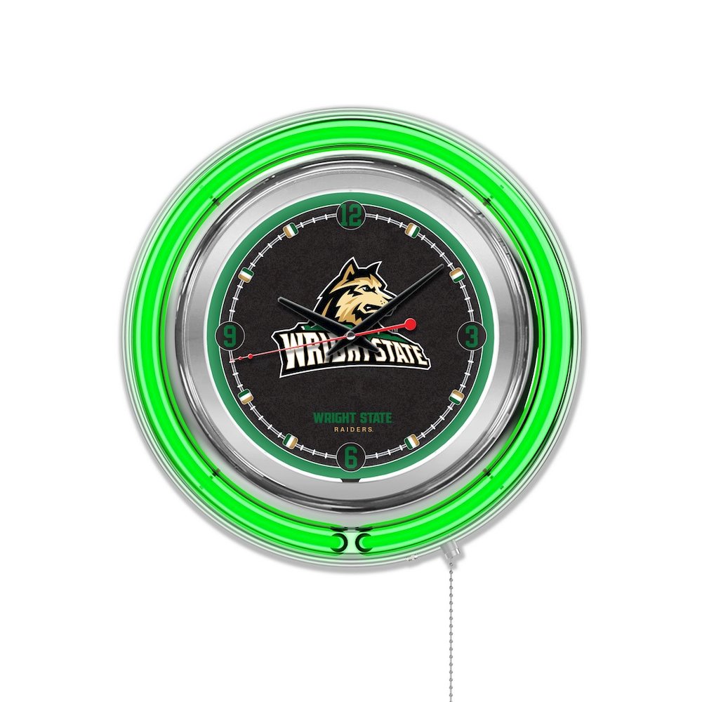 Wright State Neon Clock. Picture 1
