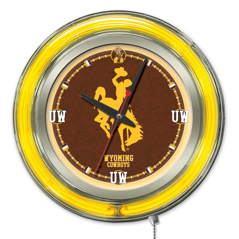 Wyoming Neon Clock. Picture 1