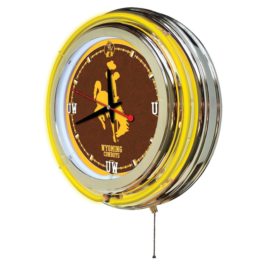 Wyoming Neon Clock. Picture 2