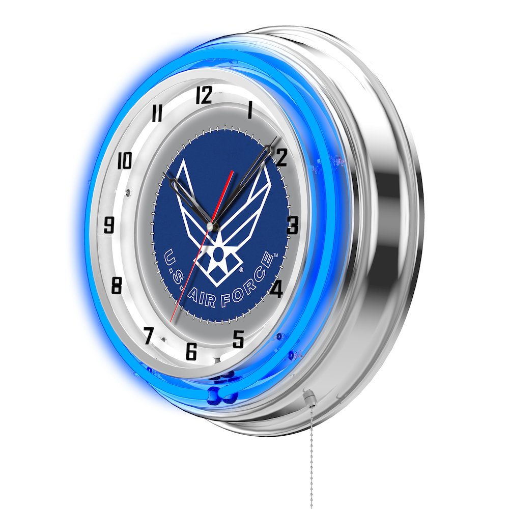 U.S. Air Force 19" Neon Clock. Picture 2