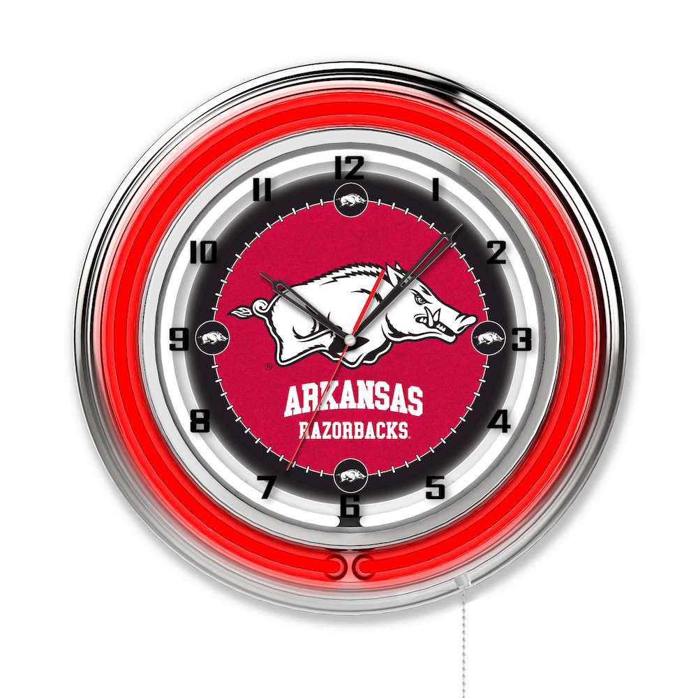 Arkansas 19" Neon Clock. Picture 1
