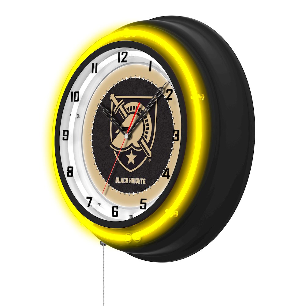 US Military Academy 19" Double Neon Wall Clock. Picture 2