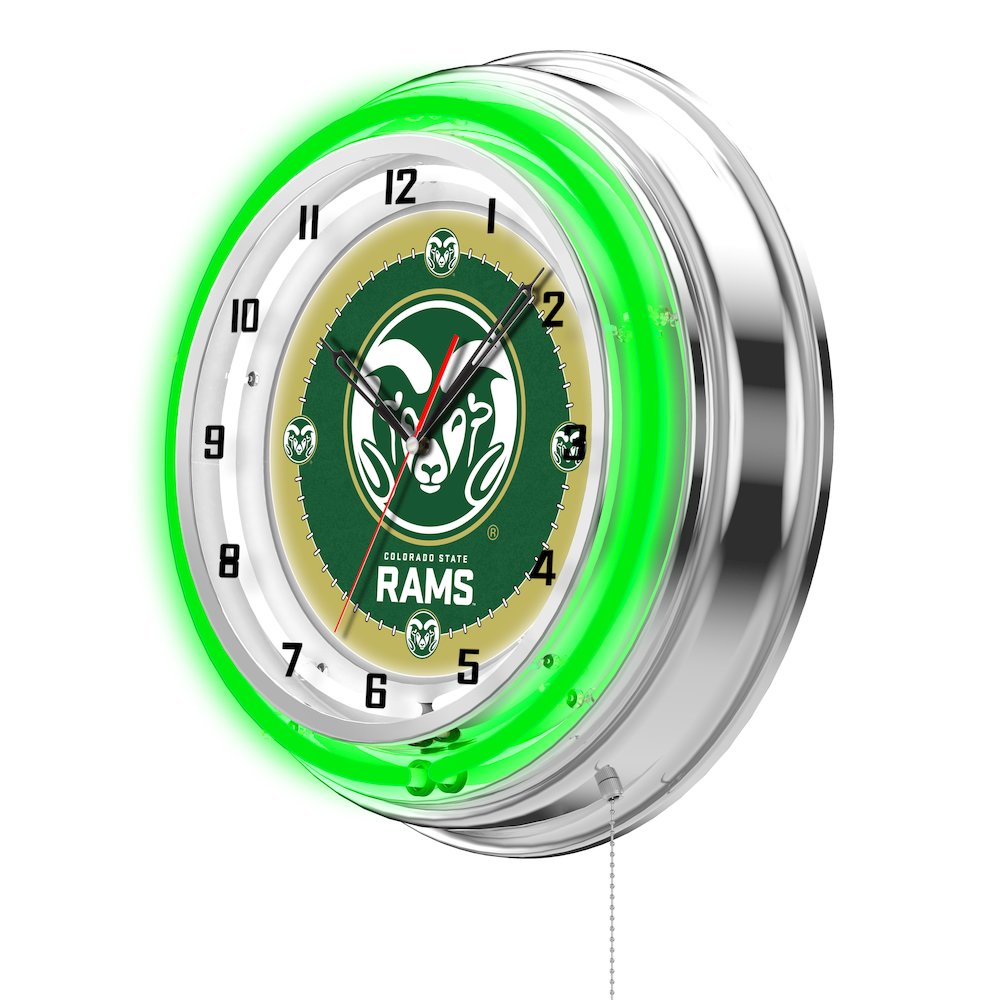Colorado State 19" Neon Clock. Picture 2