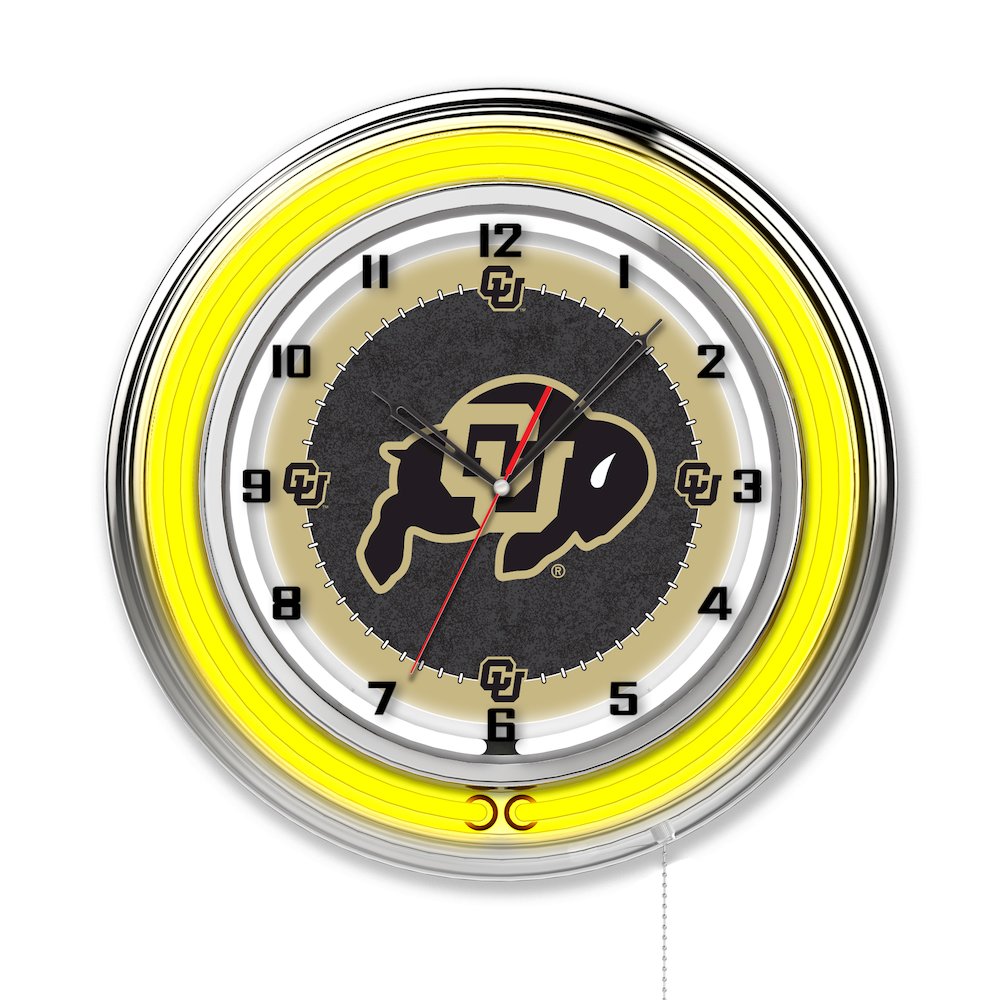 Colorado 19" Neon Clock. Picture 1