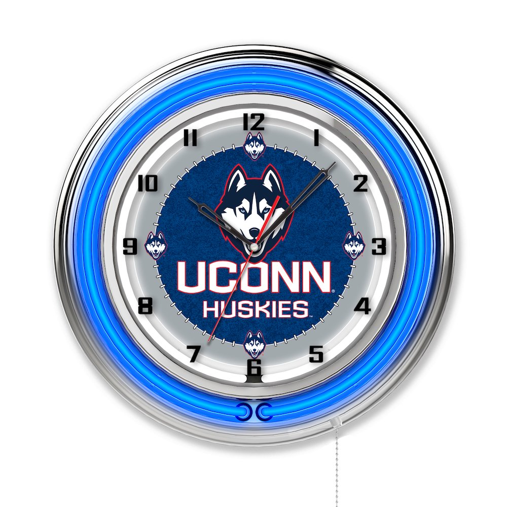 Connecticut 19" Neon Clock. Picture 1