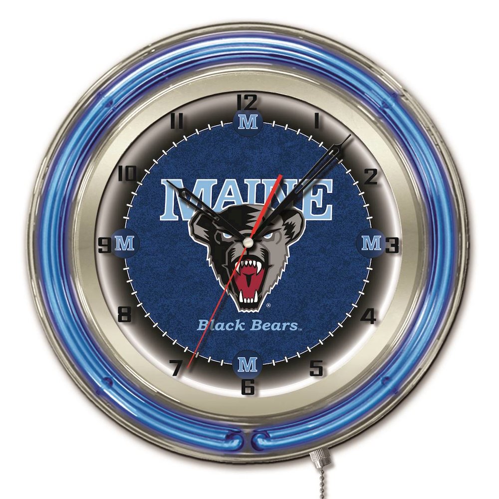 Maine 19" Neon Clock. Picture 1