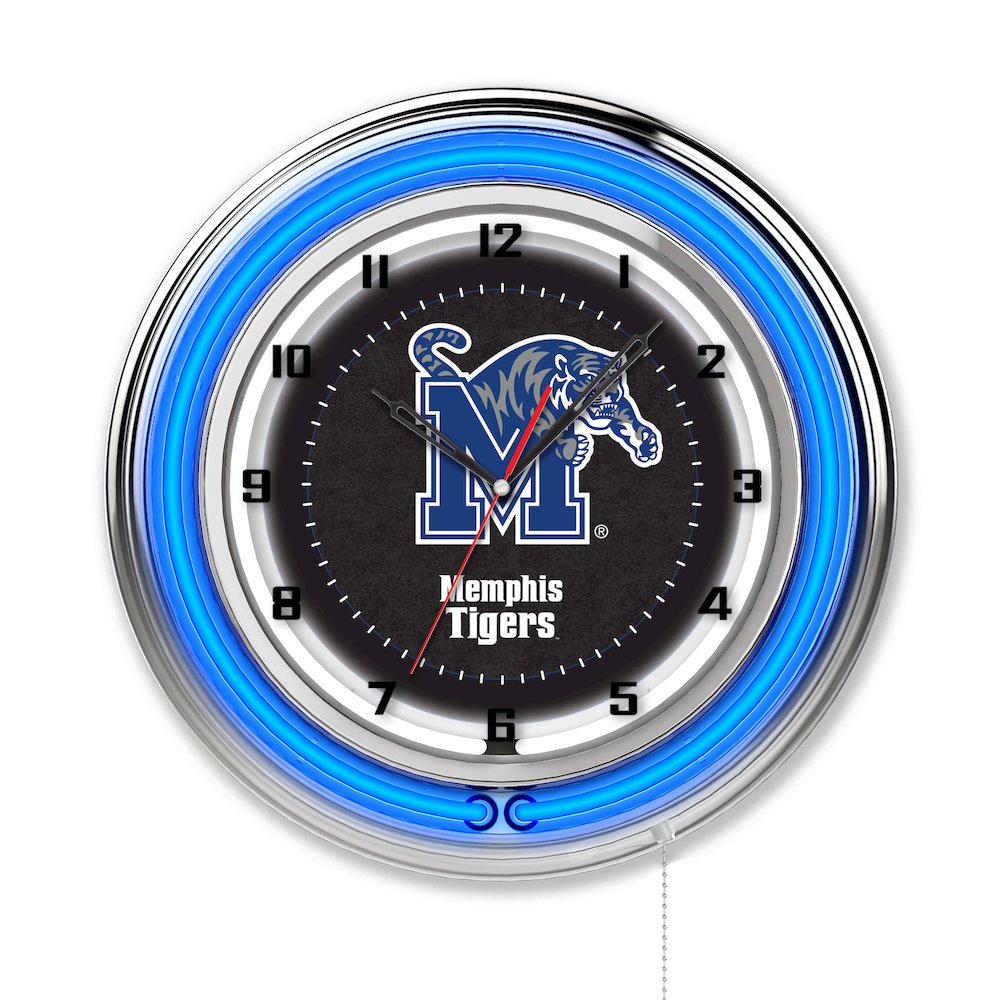Memphis 19" Neon Clock. Picture 1