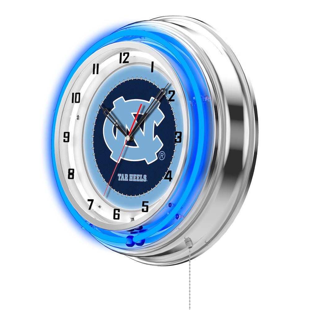 North Carolina 19" Neon Clock. Picture 2