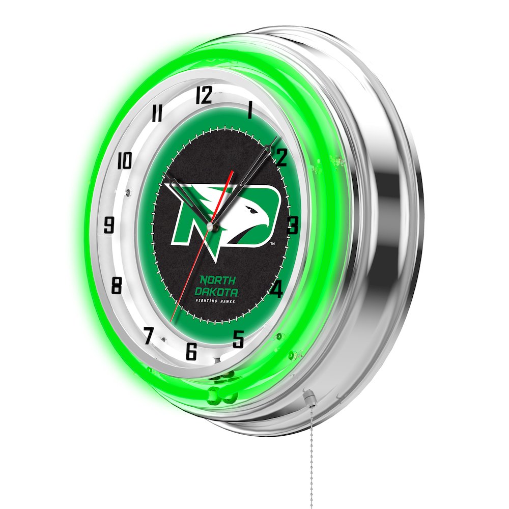 North Dakota 19" Neon Clock. Picture 2