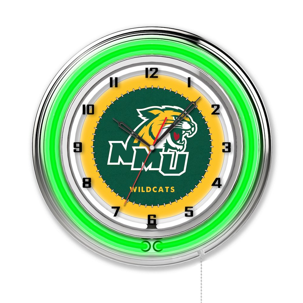 Northern Michigan 19" Neon Clock. Picture 1