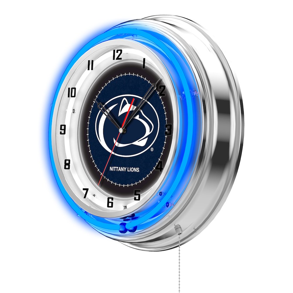 Penn State 19" Neon Clock. Picture 2