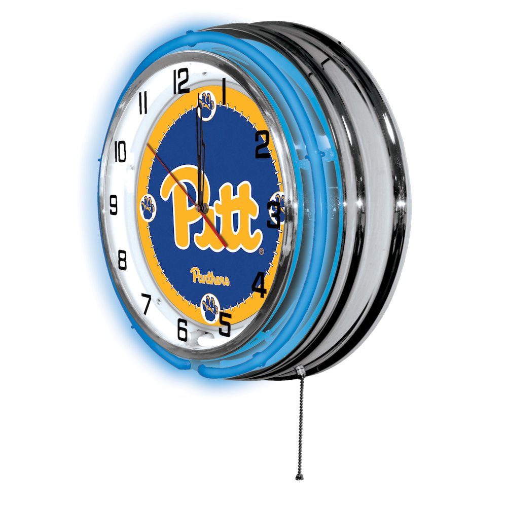 Pitt 19" Neon Clock. Picture 2