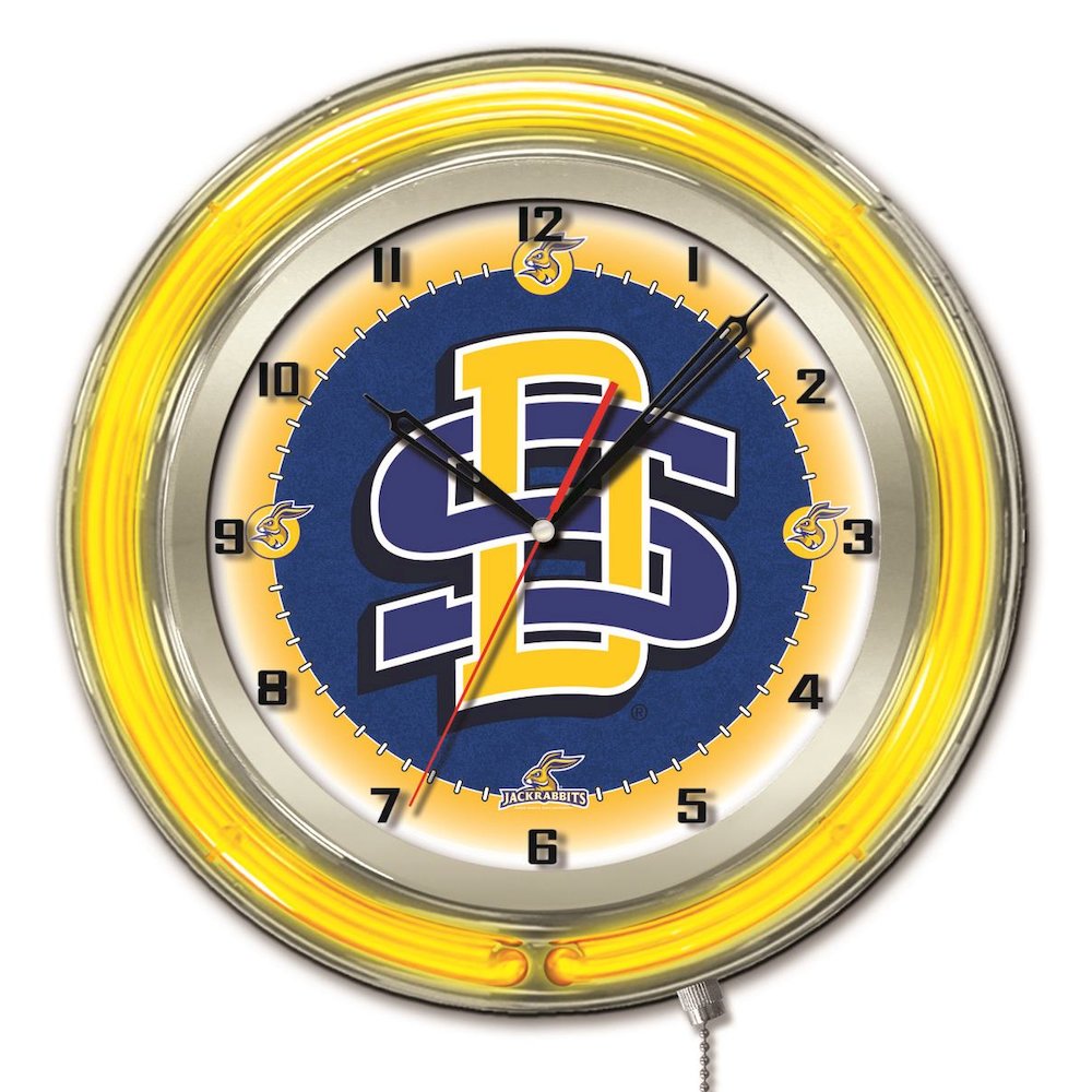 South Dakota State 19" Neon Clock. Picture 1