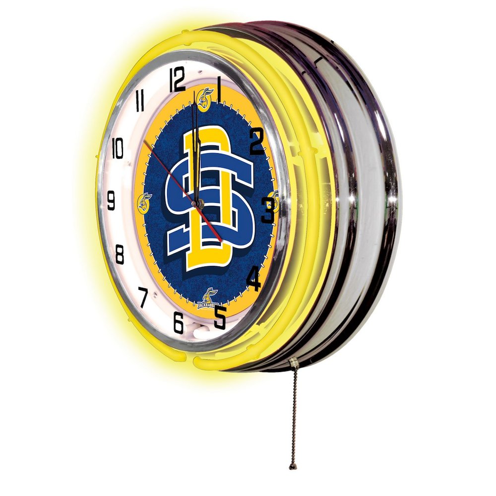 South Dakota State 19" Neon Clock. Picture 2