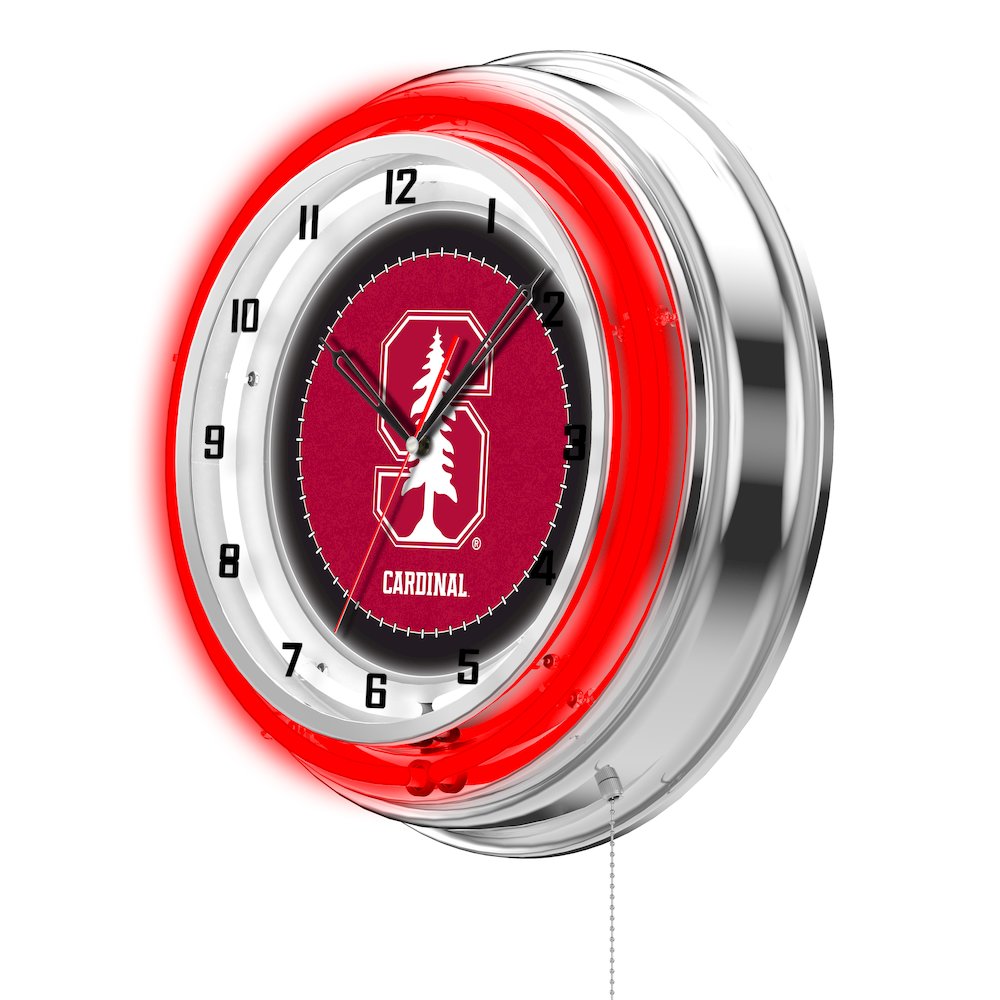 Stanford 19" Neon Clock. Picture 2
