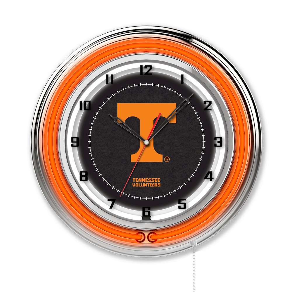 Tennessee 19" Neon Clock. Picture 1